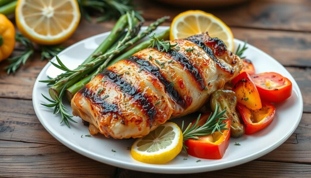 Grilled Lemon Herb Chicken