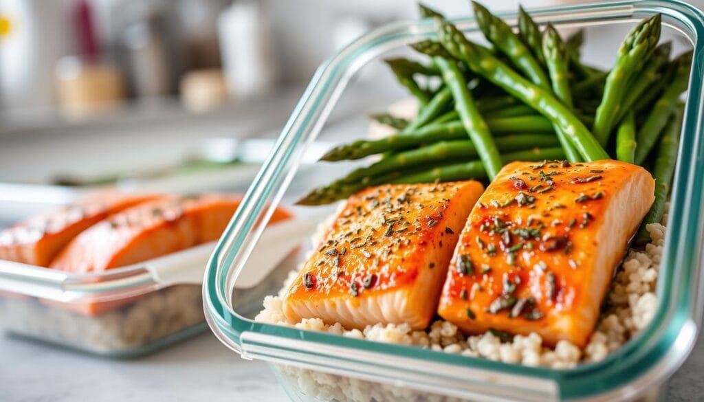 Meal Prepped Salmon