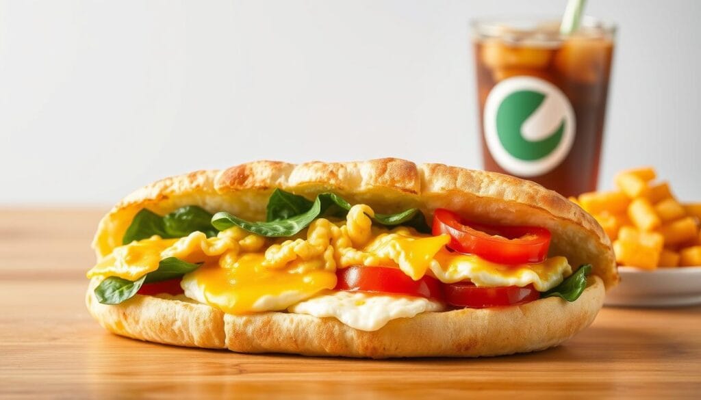 Subway 6-inch Egg and Cheese Flatbread