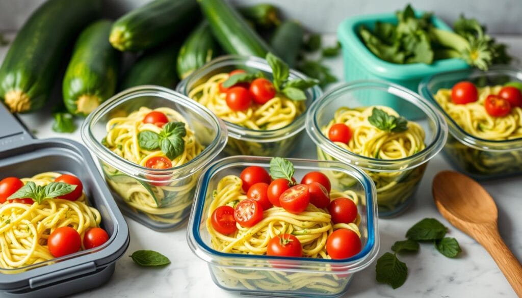 Zucchini Noodle Meal Prep